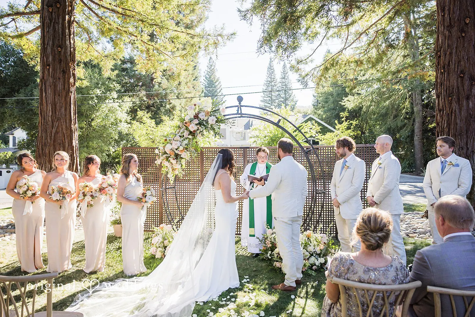 California Backyard Wedding // Tato & Chad -