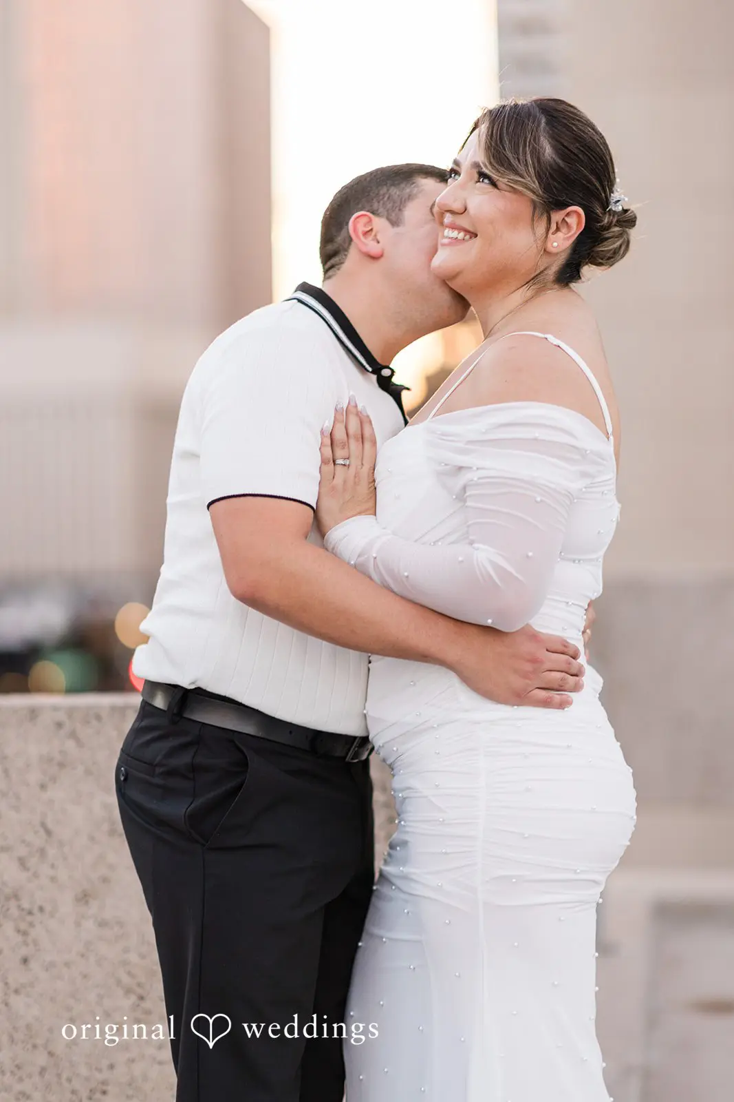 Javier + Esmeralda City Hall and Chase Bank Garage Engagement // Esmeralda & Javier -