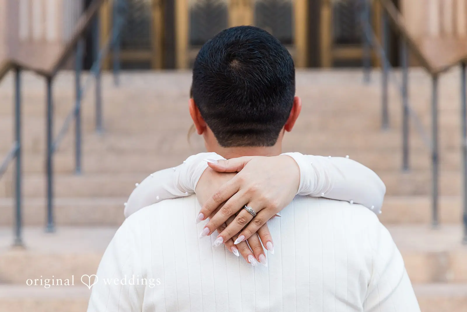 Javier + Esmeralda City Hall and Chase Bank Garage Engagement // Esmeralda & Javier -