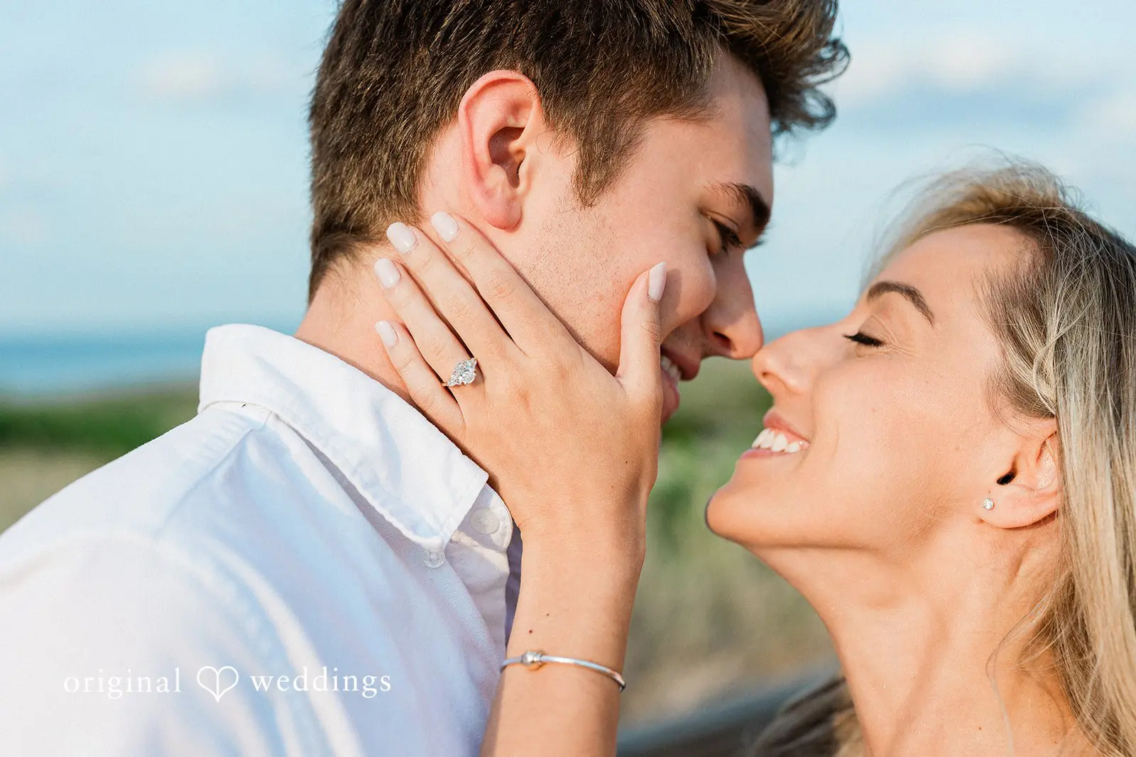 Christina + William Crane Beach Engagement // Christina & William -
