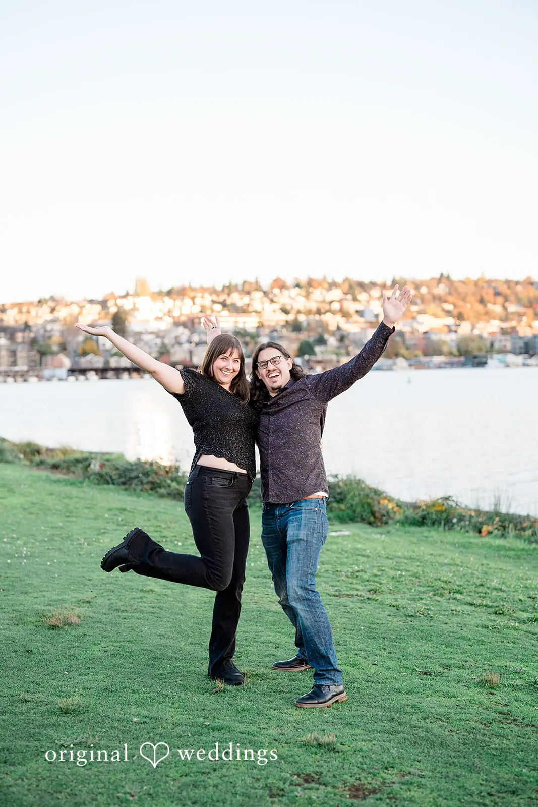 Gas Works Park Engagement // Brandon & Stephanie -