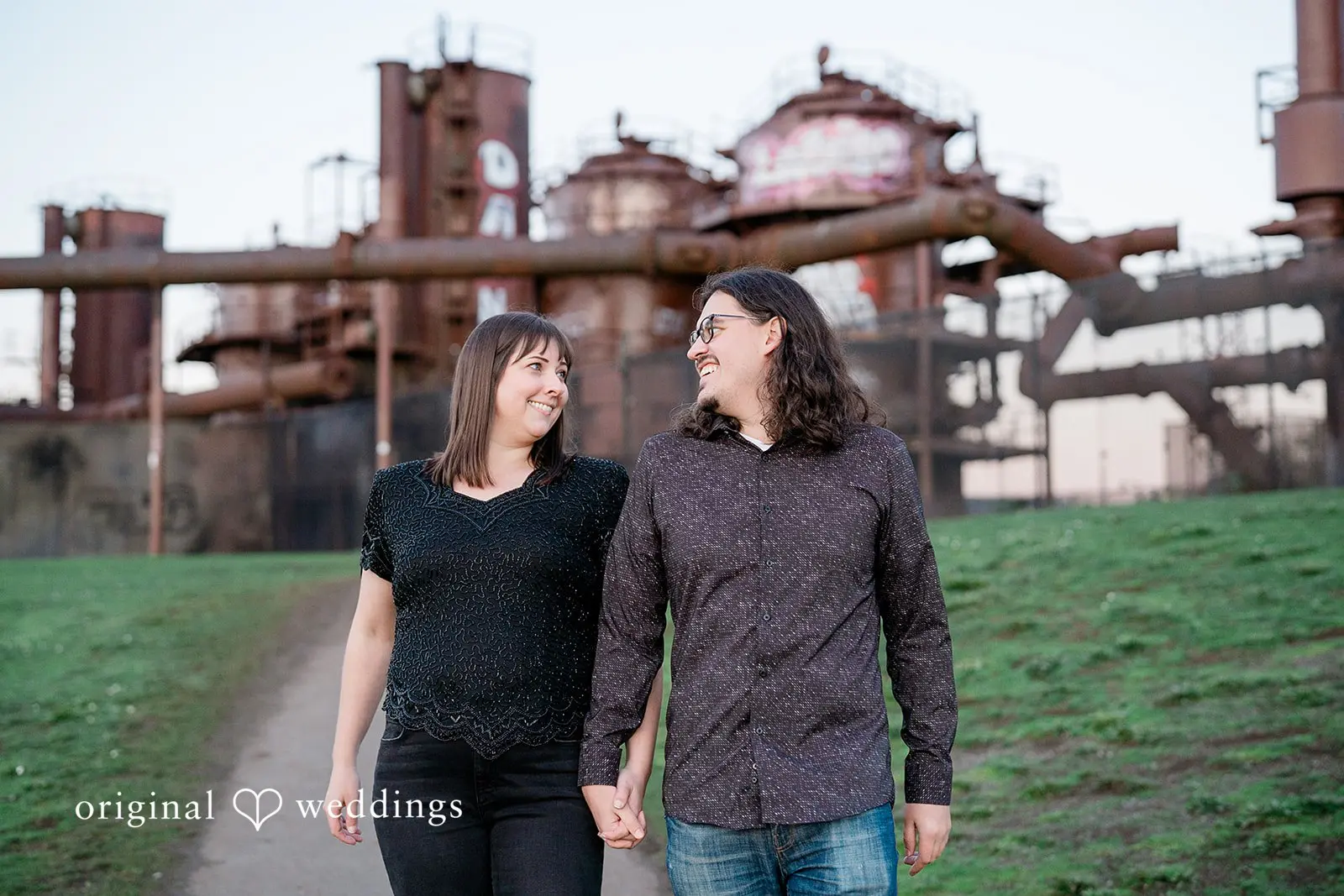 Gas Works Park Engagement // Brandon & Stephanie -