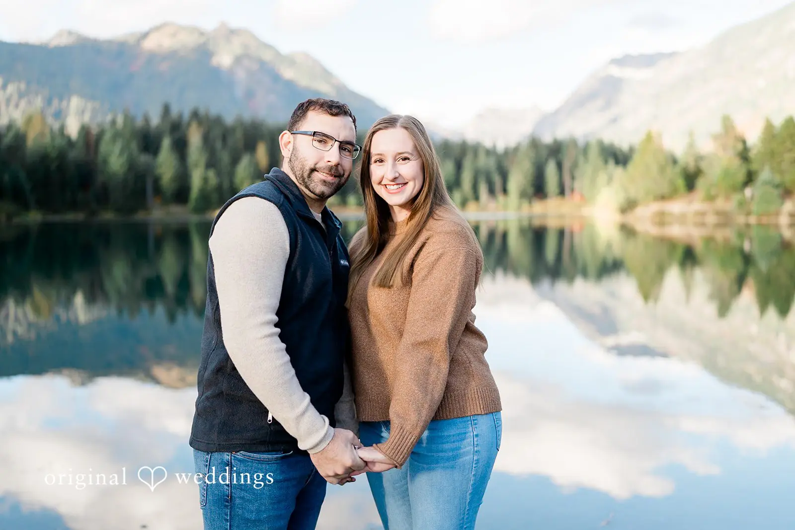 Carly + Scott Gold Creek Pond Engagement // Carly & Scott -