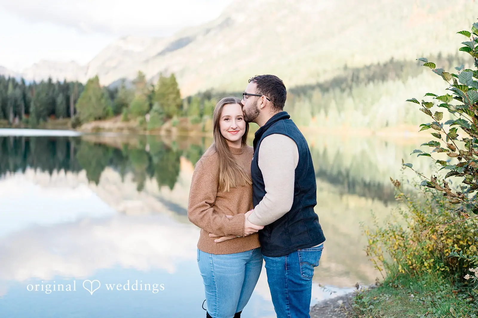 Carly + Scott Gold Creek Pond Engagement // Carly & Scott -