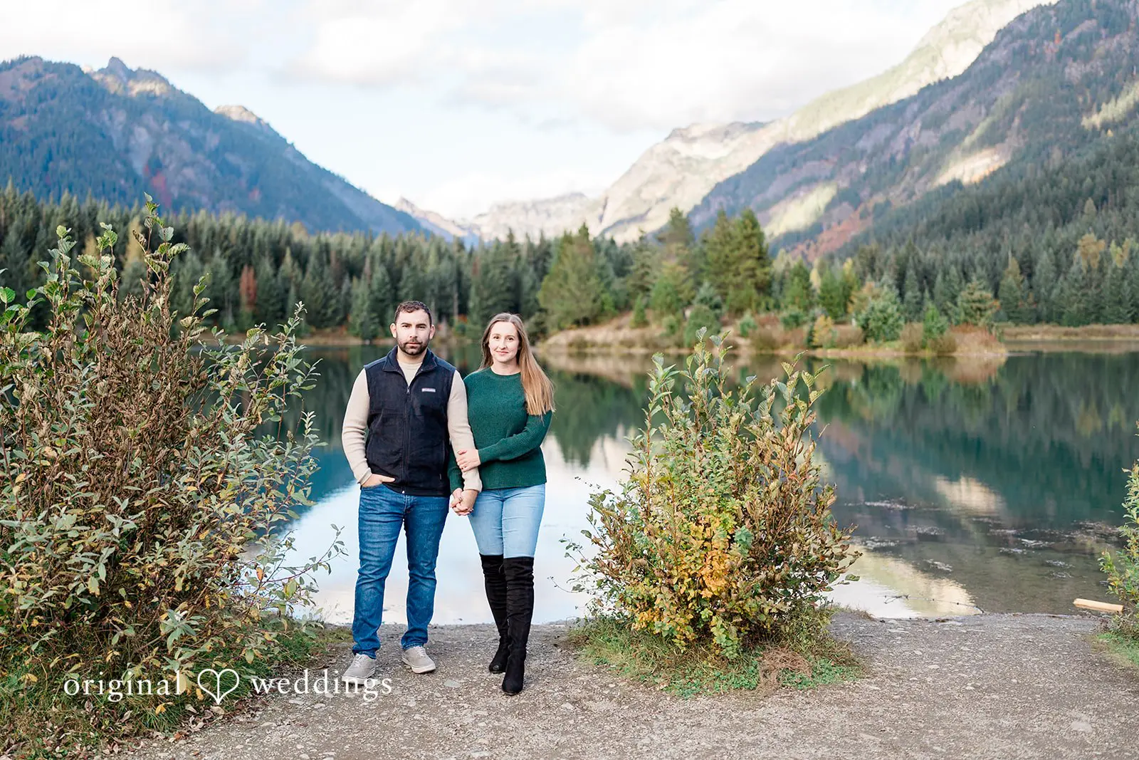 Carly + Scott Gold Creek Pond Engagement // Carly & Scott -