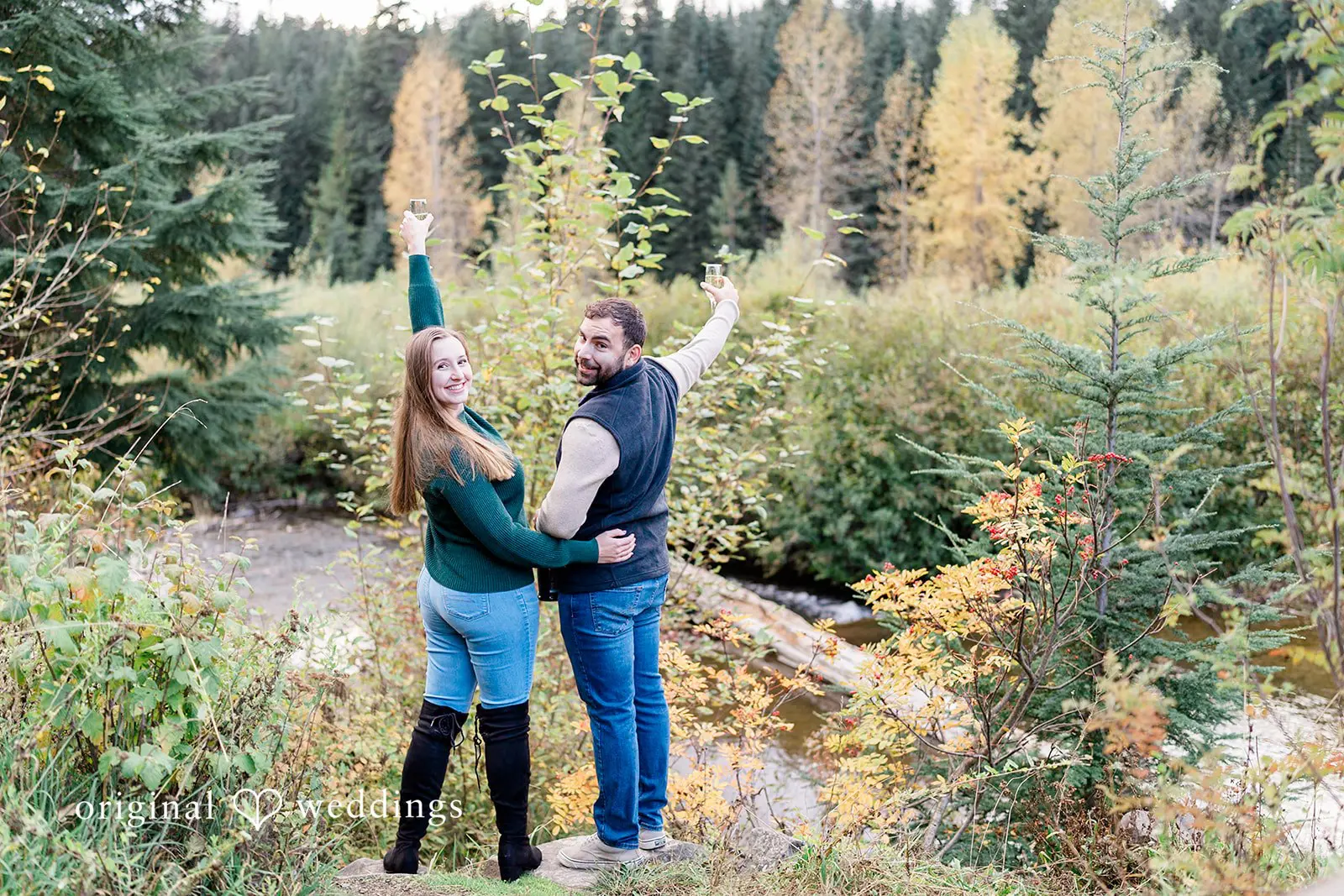 Carly + Scott Gold Creek Pond Engagement // Carly & Scott -