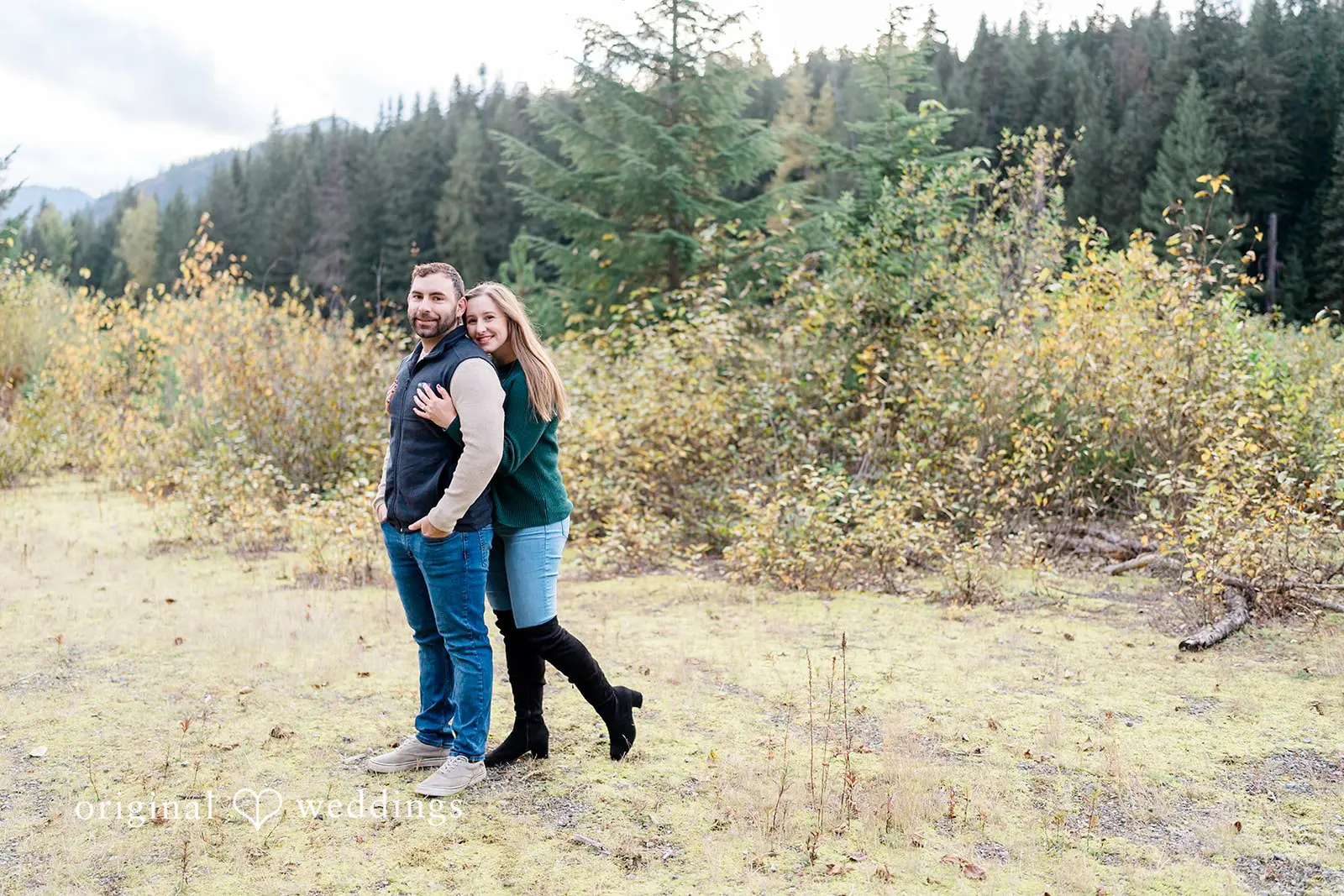 Carly + Scott Gold Creek Pond Engagement // Carly & Scott -