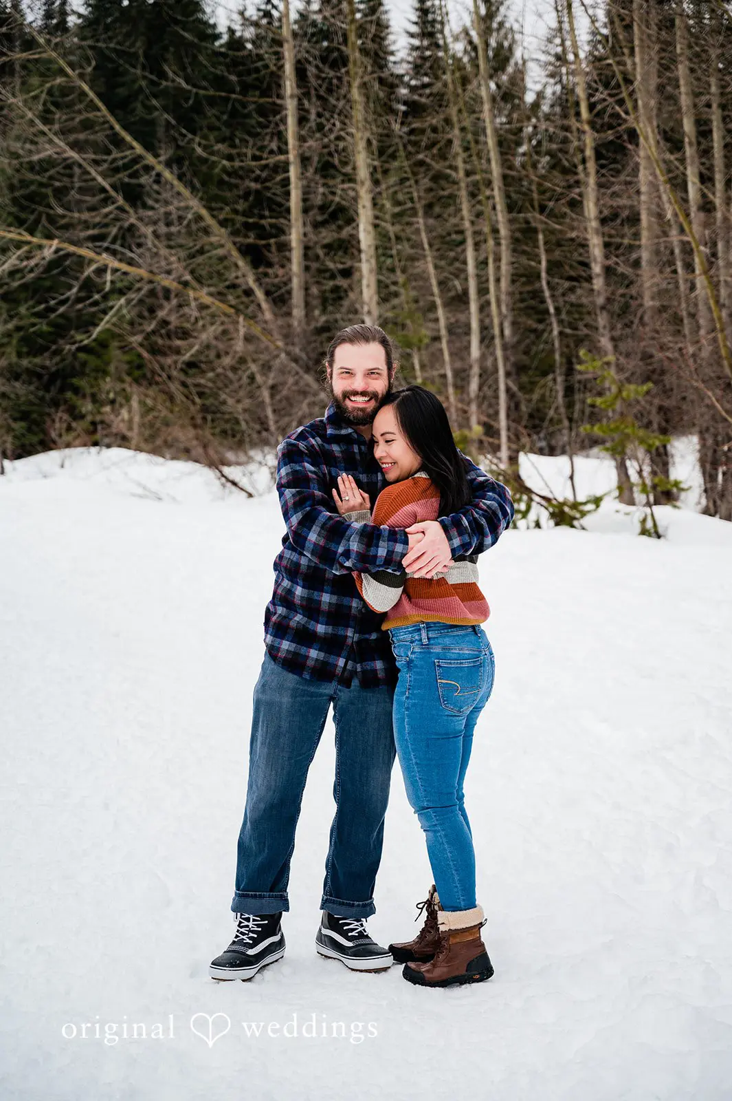 Uyen + Wayne Gold Creek Pond Engagement // Uyen & Wayne -