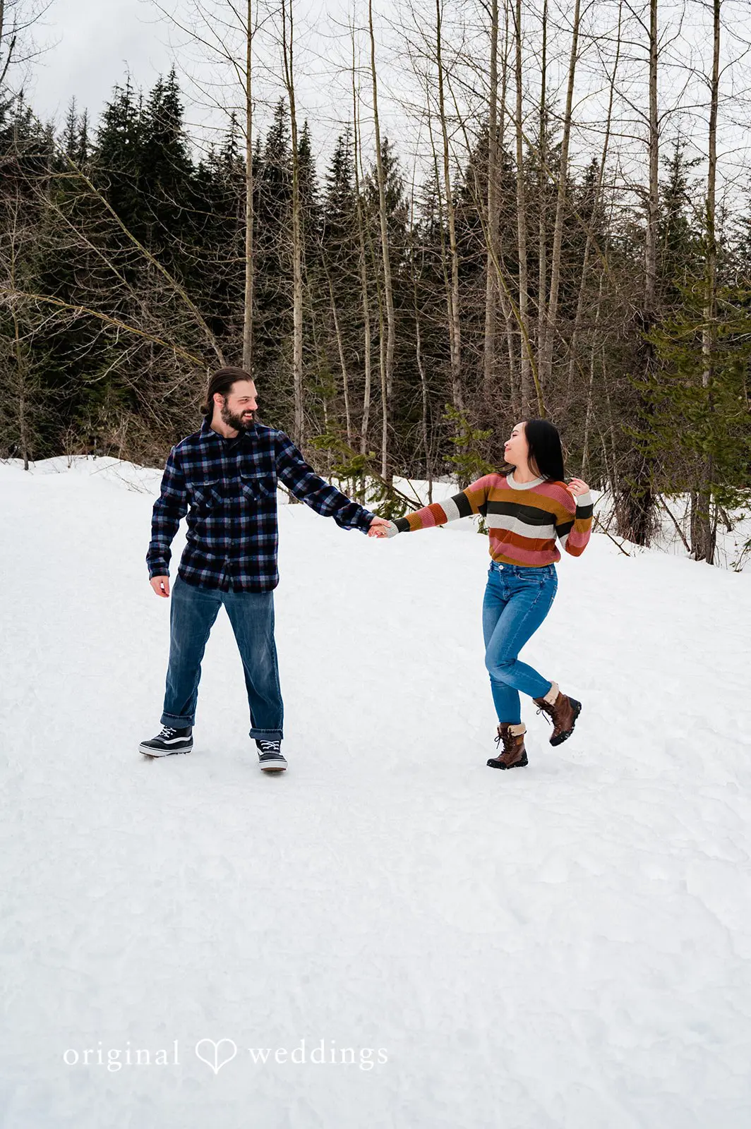 Uyen + Wayne Gold Creek Pond Engagement // Uyen & Wayne -