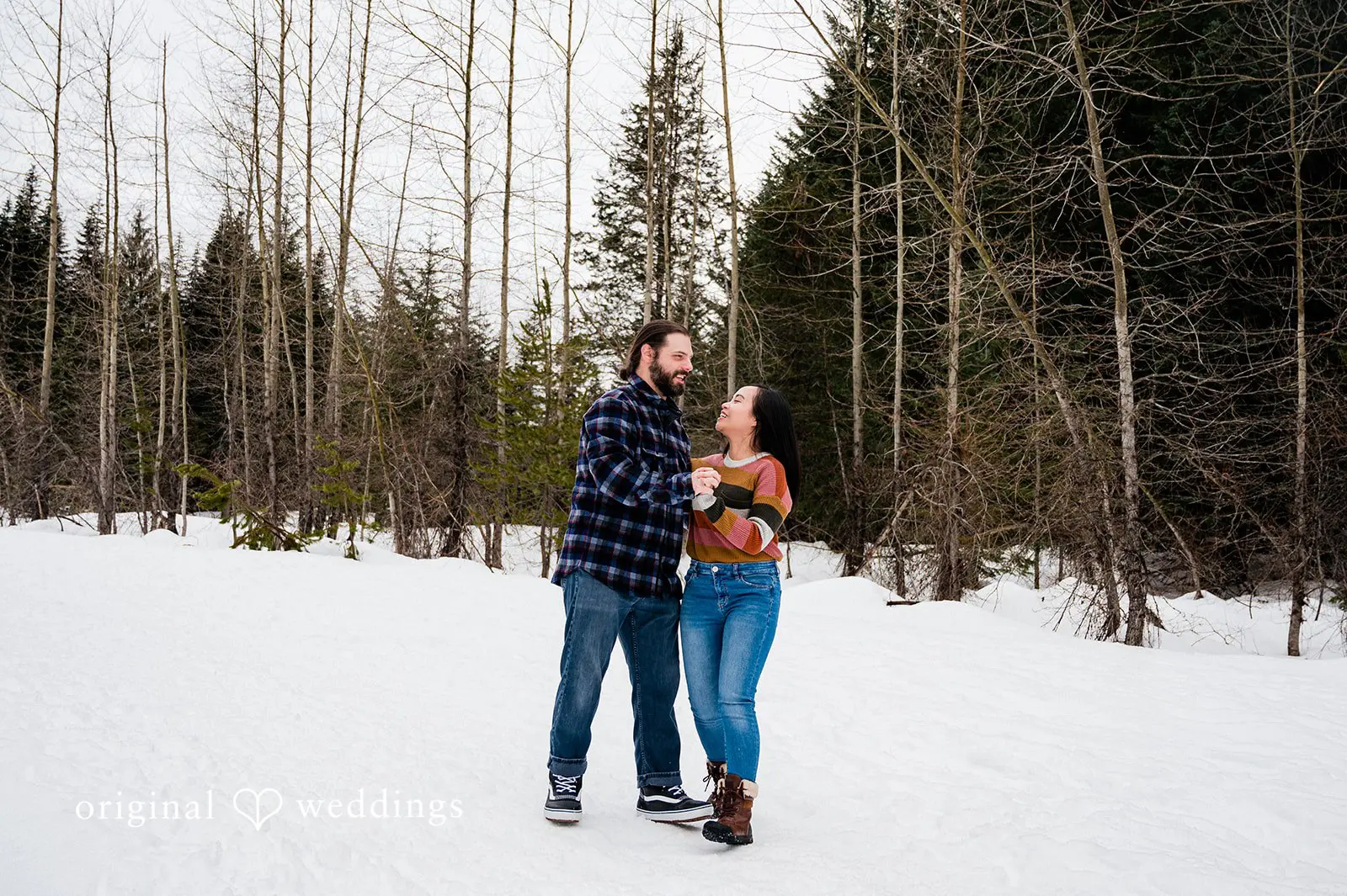 Uyen + Wayne Gold Creek Pond Engagement // Uyen & Wayne -