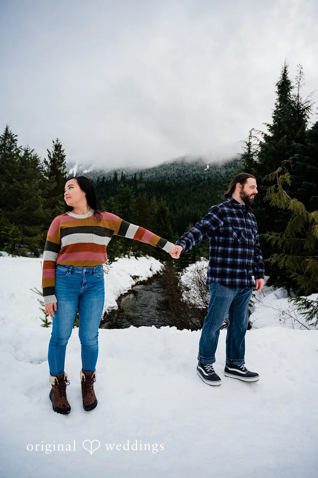 Uyen + Wayne Gold Creek Pond Engagement // Uyen & Wayne -