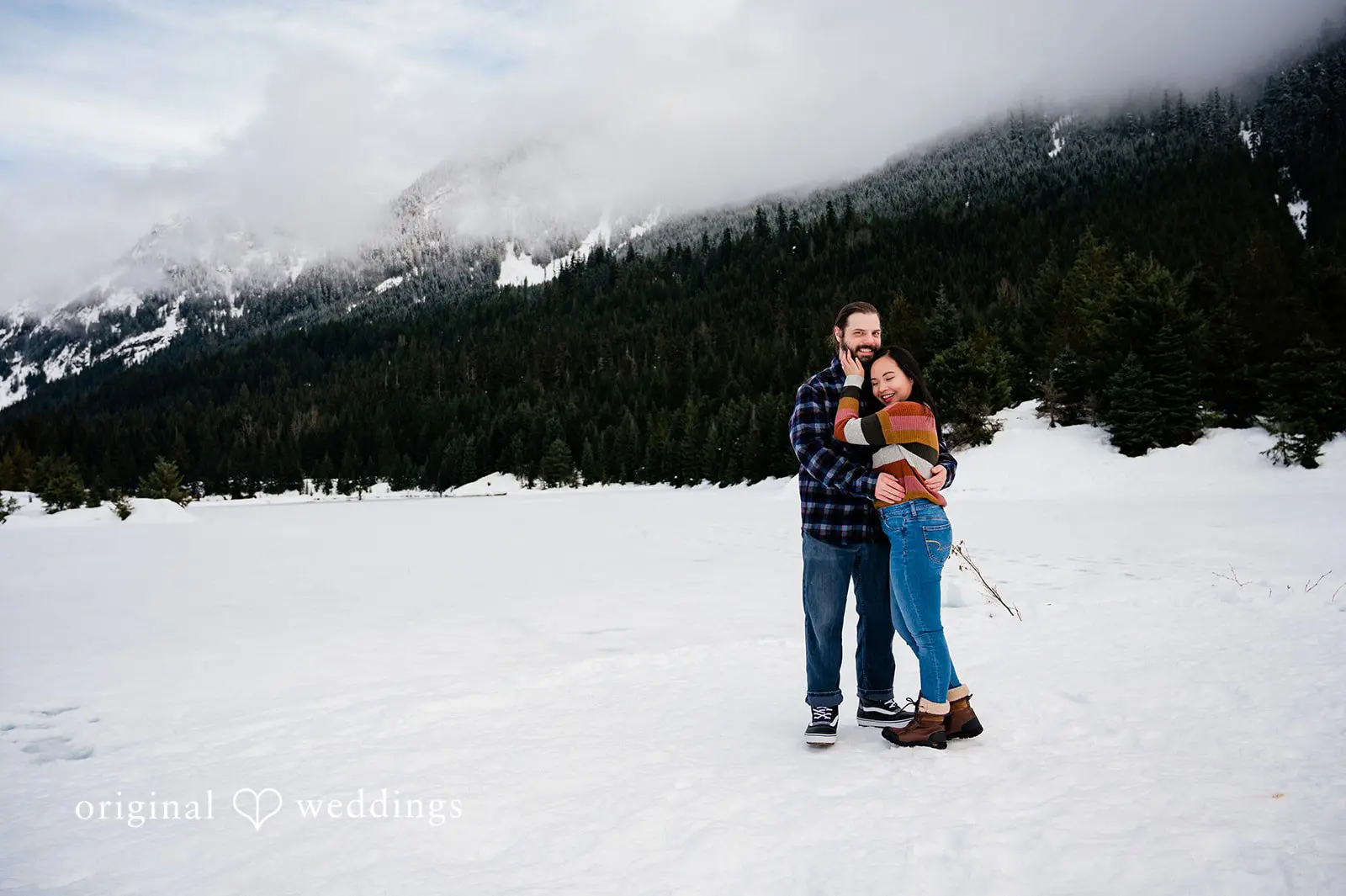 Uyen + Wayne Gold Creek Pond Engagement // Uyen & Wayne -