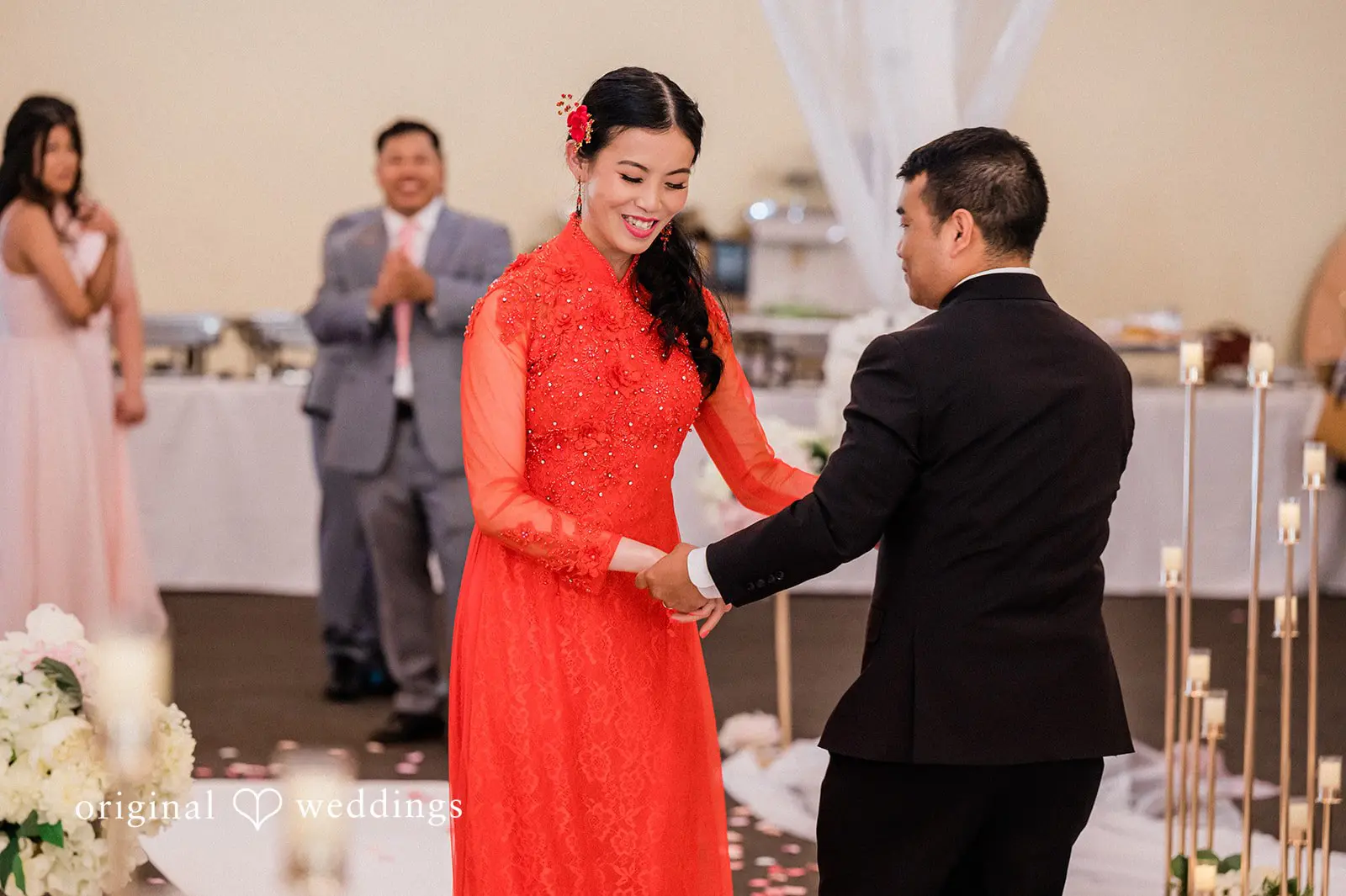 Golden Complex Banquet Hall Wedding // Vicky & Za -