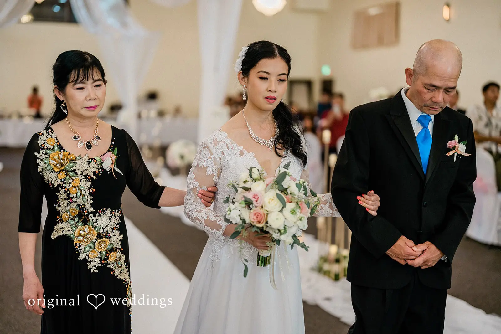 Golden Complex Banquet Hall Wedding // Vicky & Za -