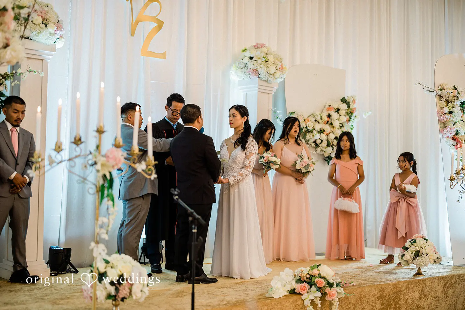 Golden Complex Banquet Hall Wedding // Vicky & Za -