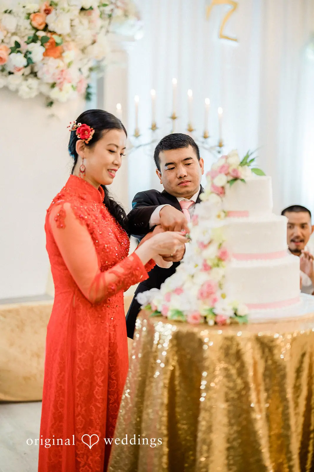Golden Complex Banquet Hall Wedding // Vicky & Za -