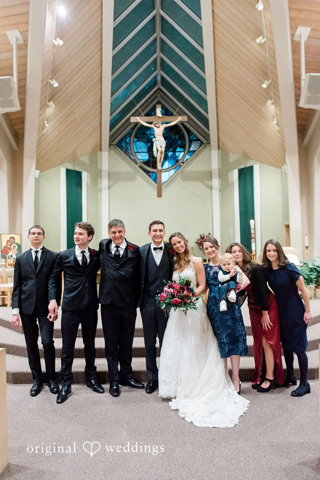 Rebekah + Benedict Holy Family Catholic Church Wedding // Rebekah & Benedict -