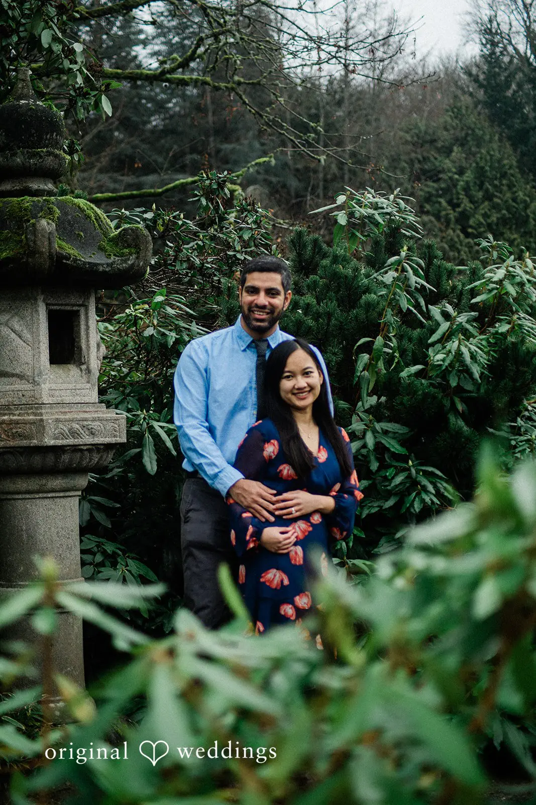 Elise + Parth Kubota Garden Engagement // Elise & Parth -