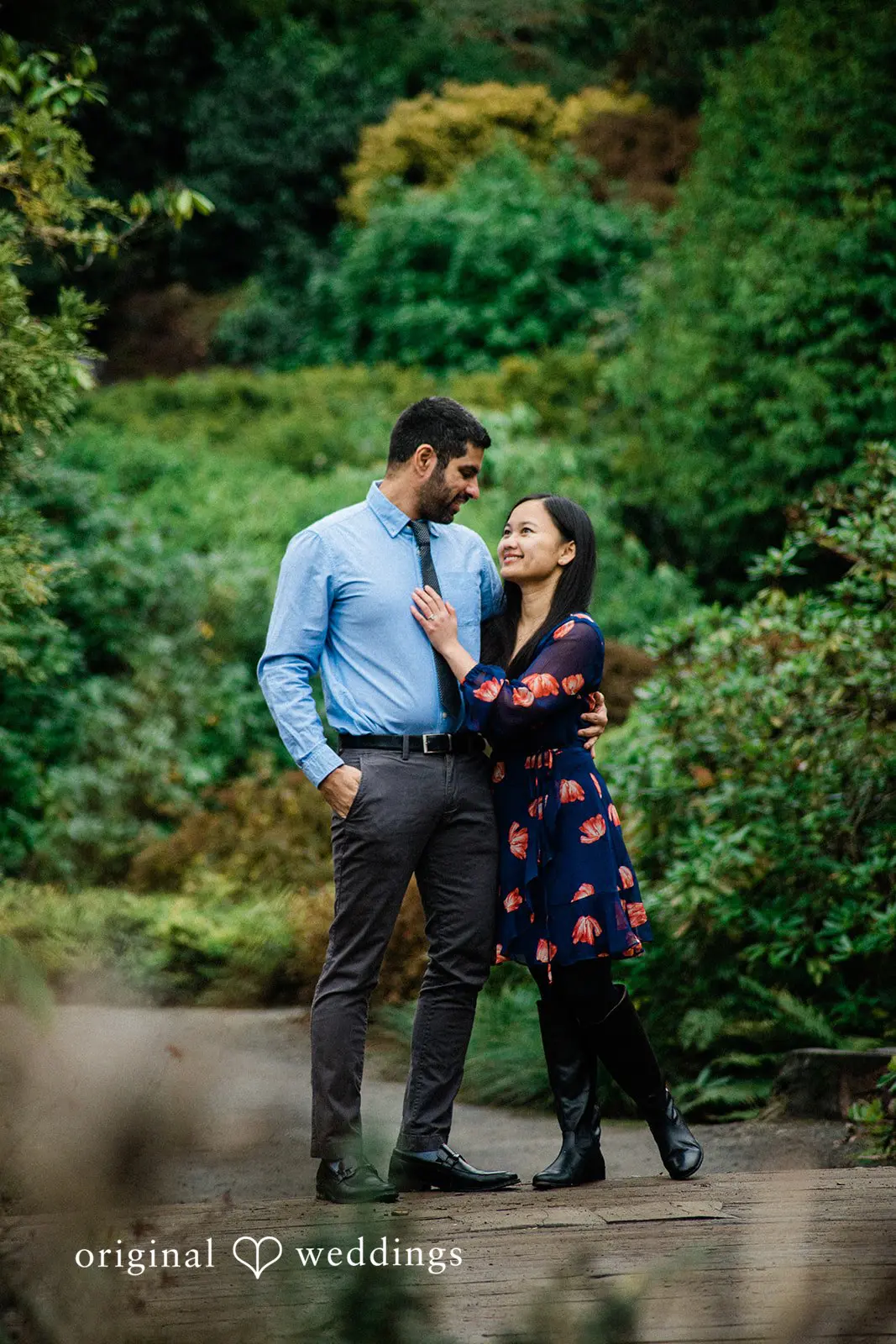 Elise + Parth Kubota Garden Engagement // Elise & Parth -