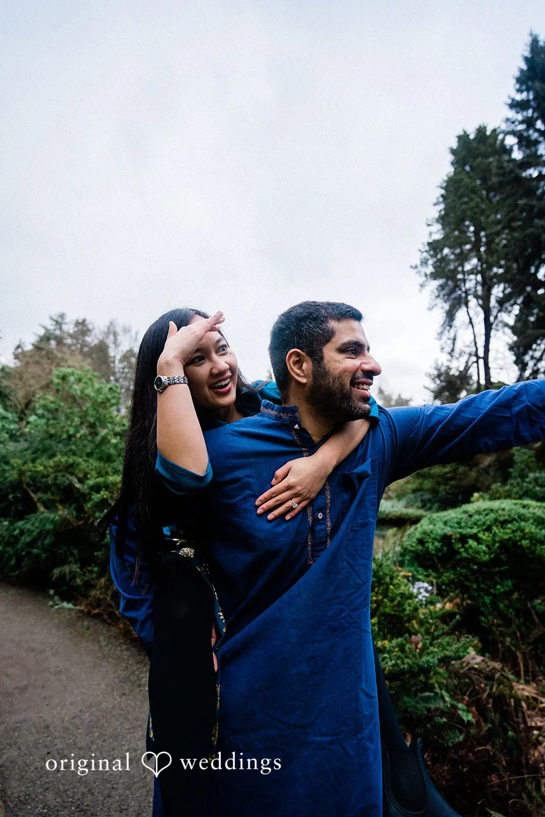 Elise + Parth Kubota Garden Engagement // Elise & Parth -