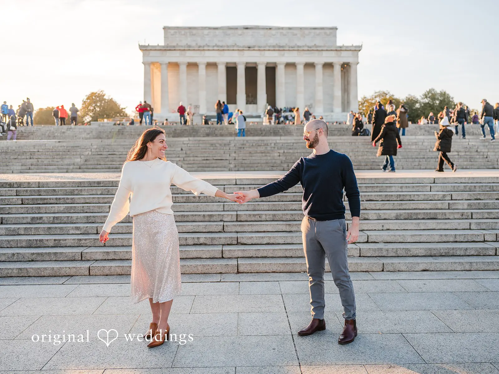 Emily + Mace Lincoln Memorial Engagement // Emily & Mace -