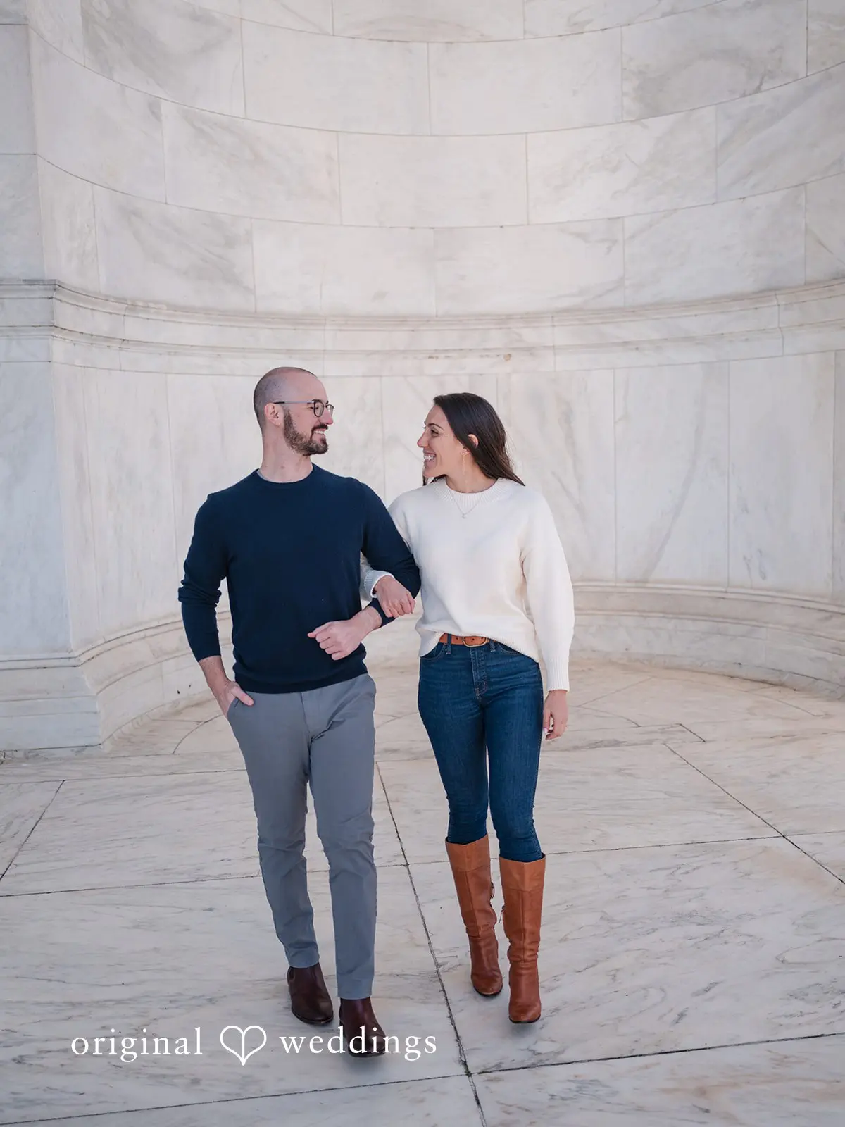 Emily + Mace Lincoln Memorial Engagement // Emily & Mace -