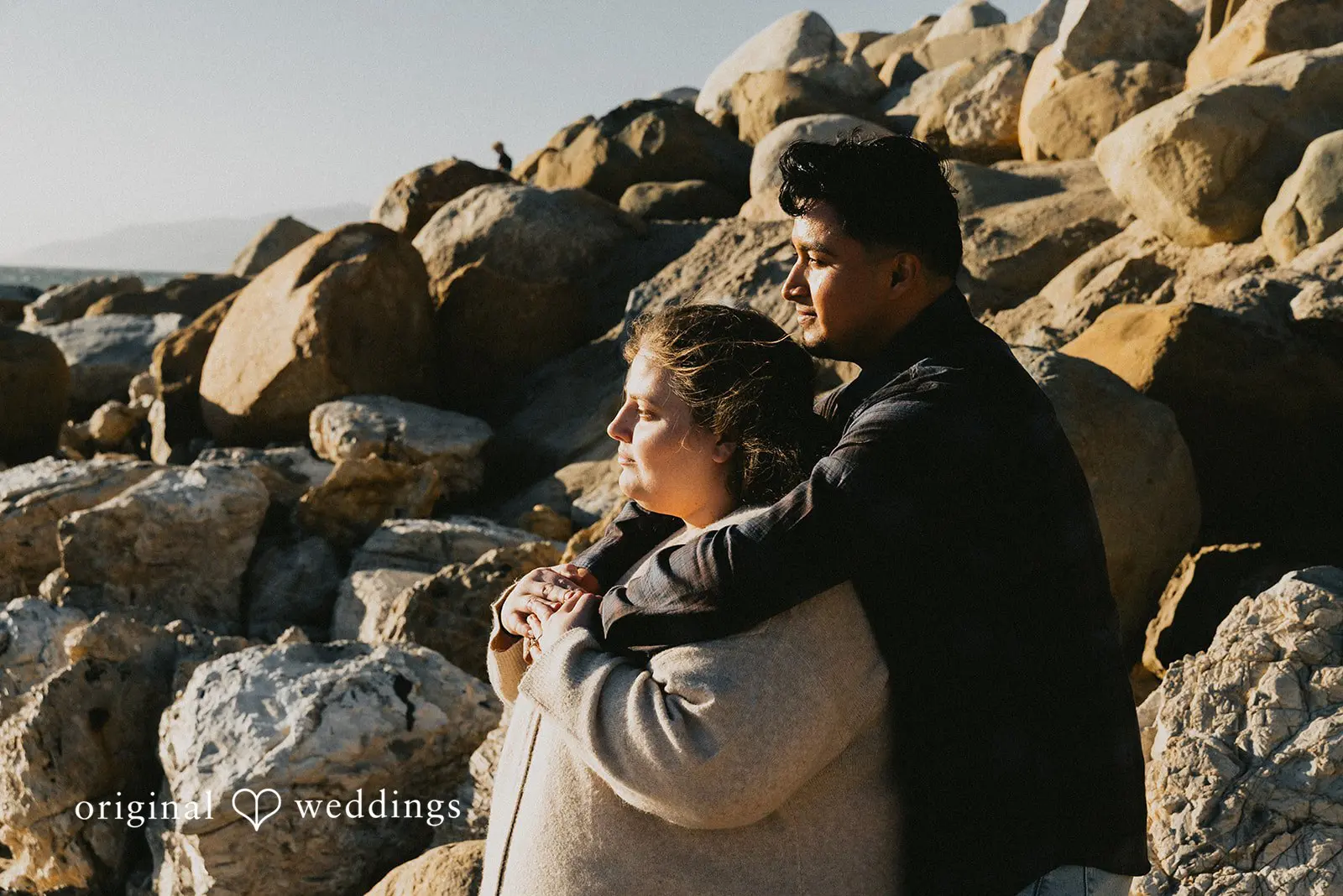 April + Angel Los Angeles Beach Engagement // Angel & April -