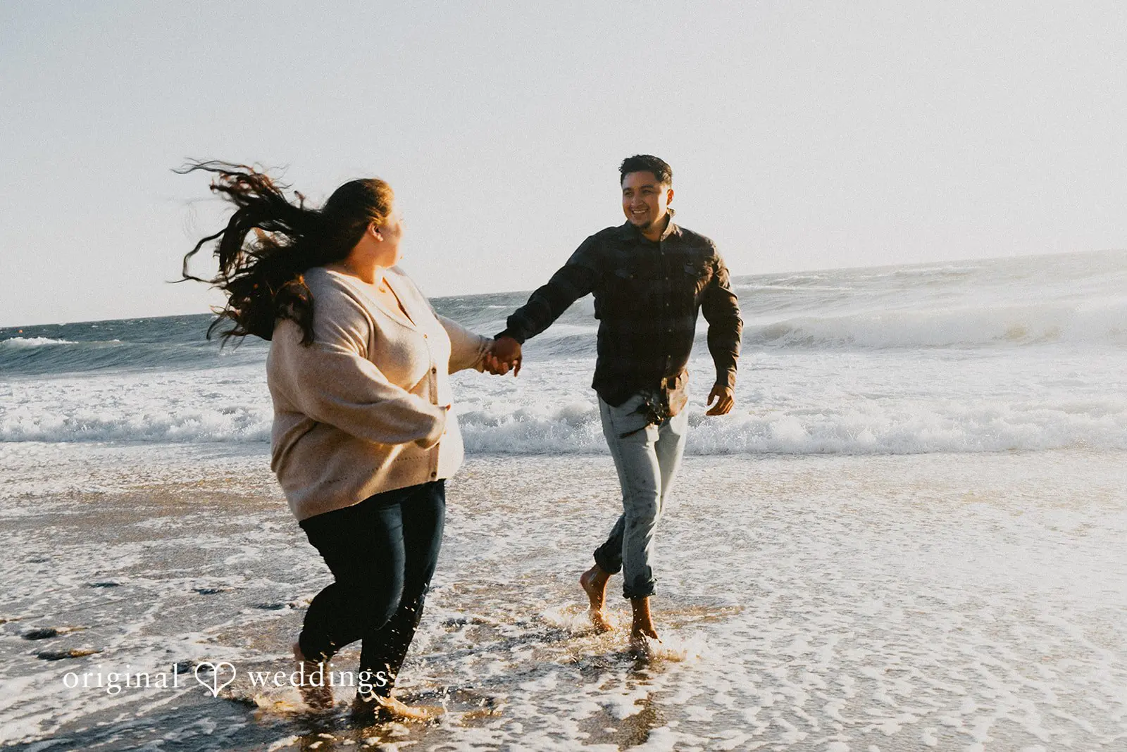 April + Angel Los Angeles Beach Engagement // Angel & April -