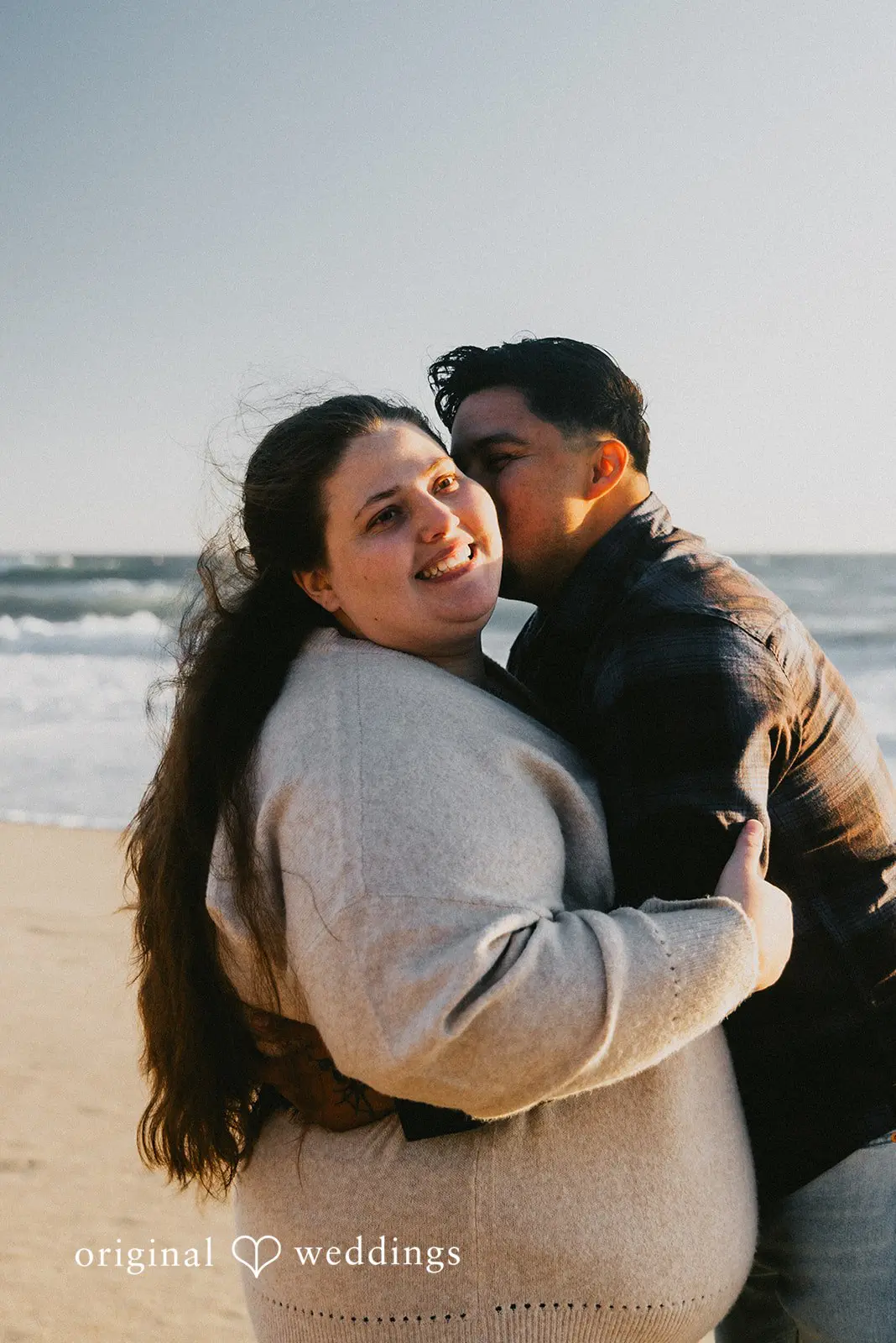 April + Angel Los Angeles Beach Engagement // Angel & April -