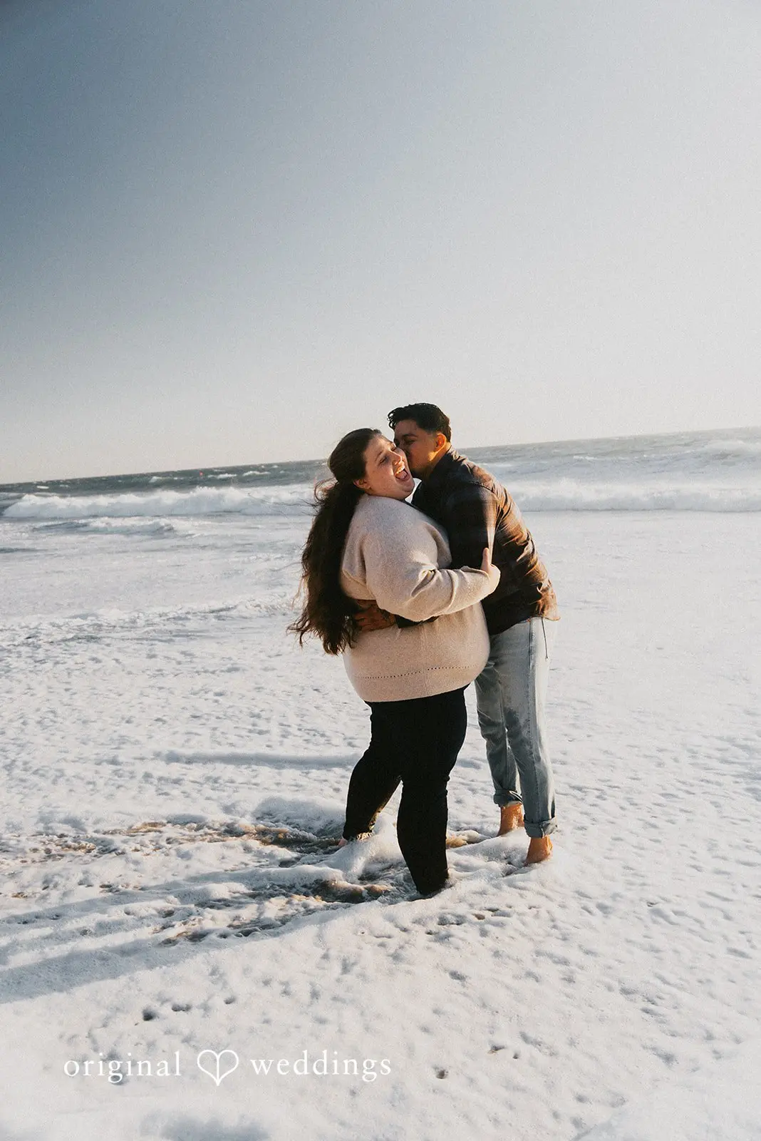 April + Angel Los Angeles Beach Engagement // Angel & April -