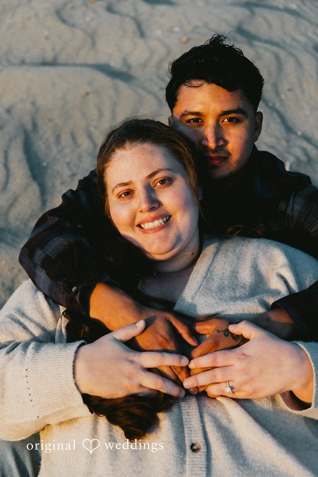 April + Angel Los Angeles Beach Engagement // Angel & April -