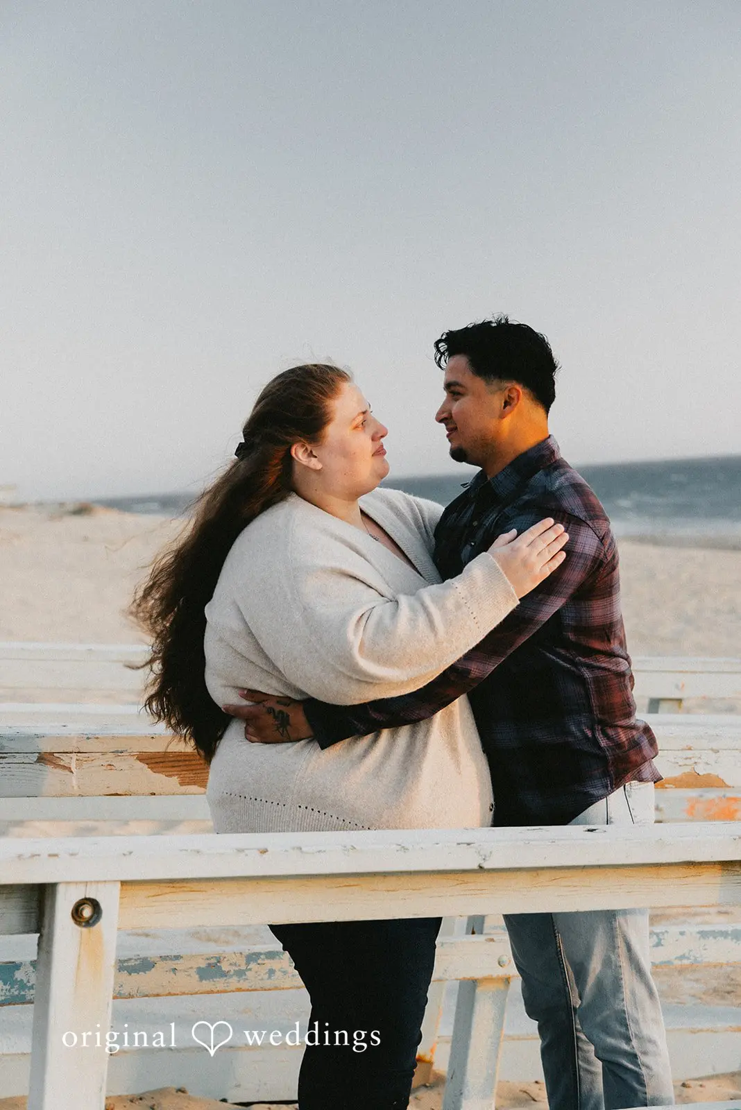 April + Angel Los Angeles Beach Engagement // Angel & April -