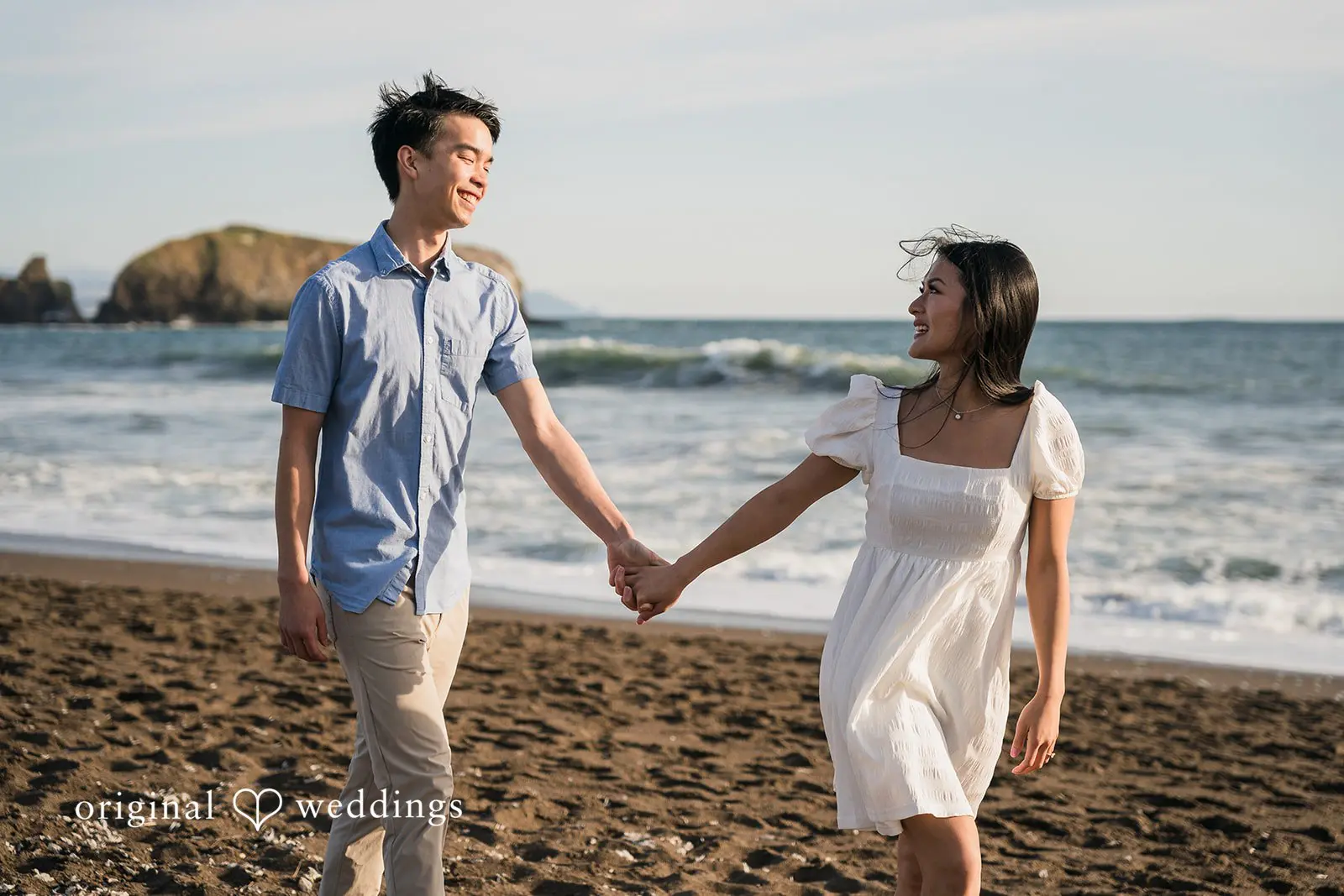 Joshua + Regina Marin Headlands and Rodeo Beach Engagement // Regina & Joshua -