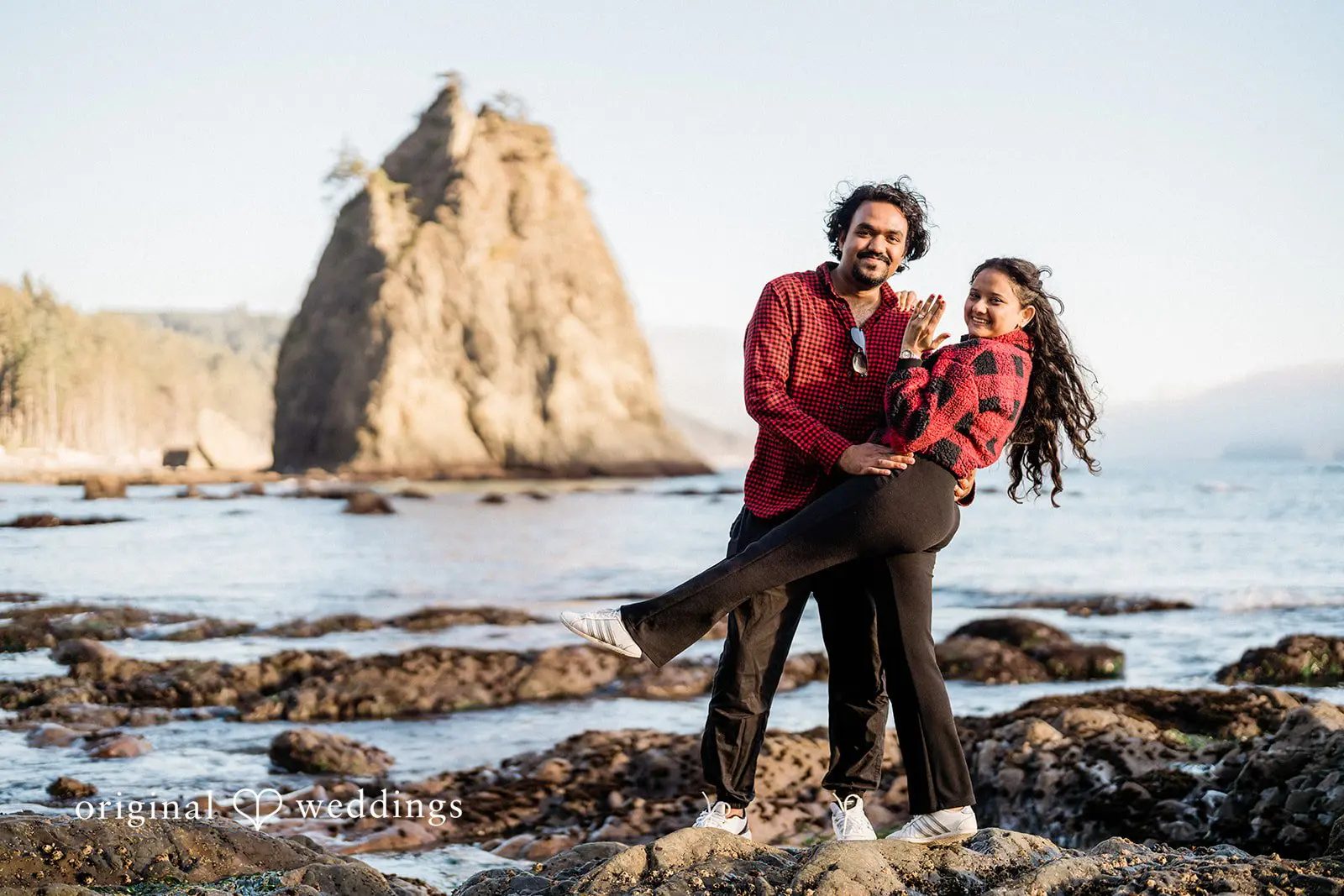 Rialto Beach Engagement // Swapnil & Divya -