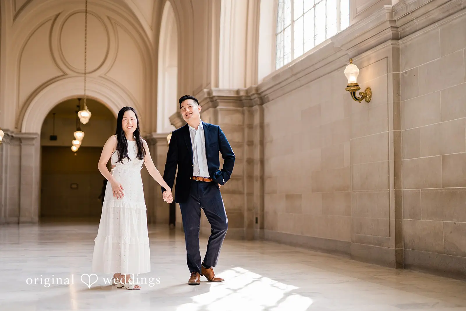 Angela + Andrew San Francisco City Hall Engagement // Angela & Andrew -