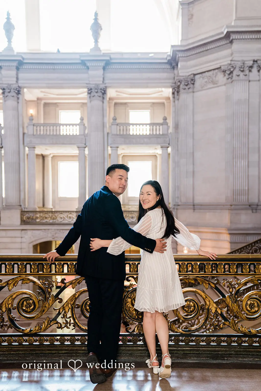 Angela + Andrew San Francisco City Hall Engagement // Angela & Andrew -