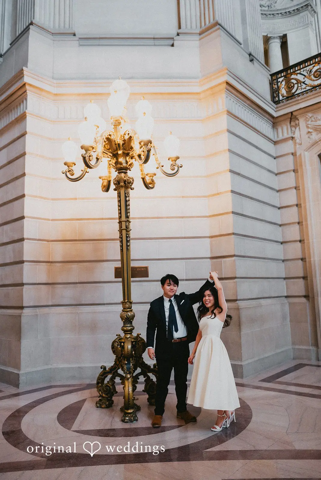 San Francisco City Hall and Japantown Engagement // Ami & Henry -