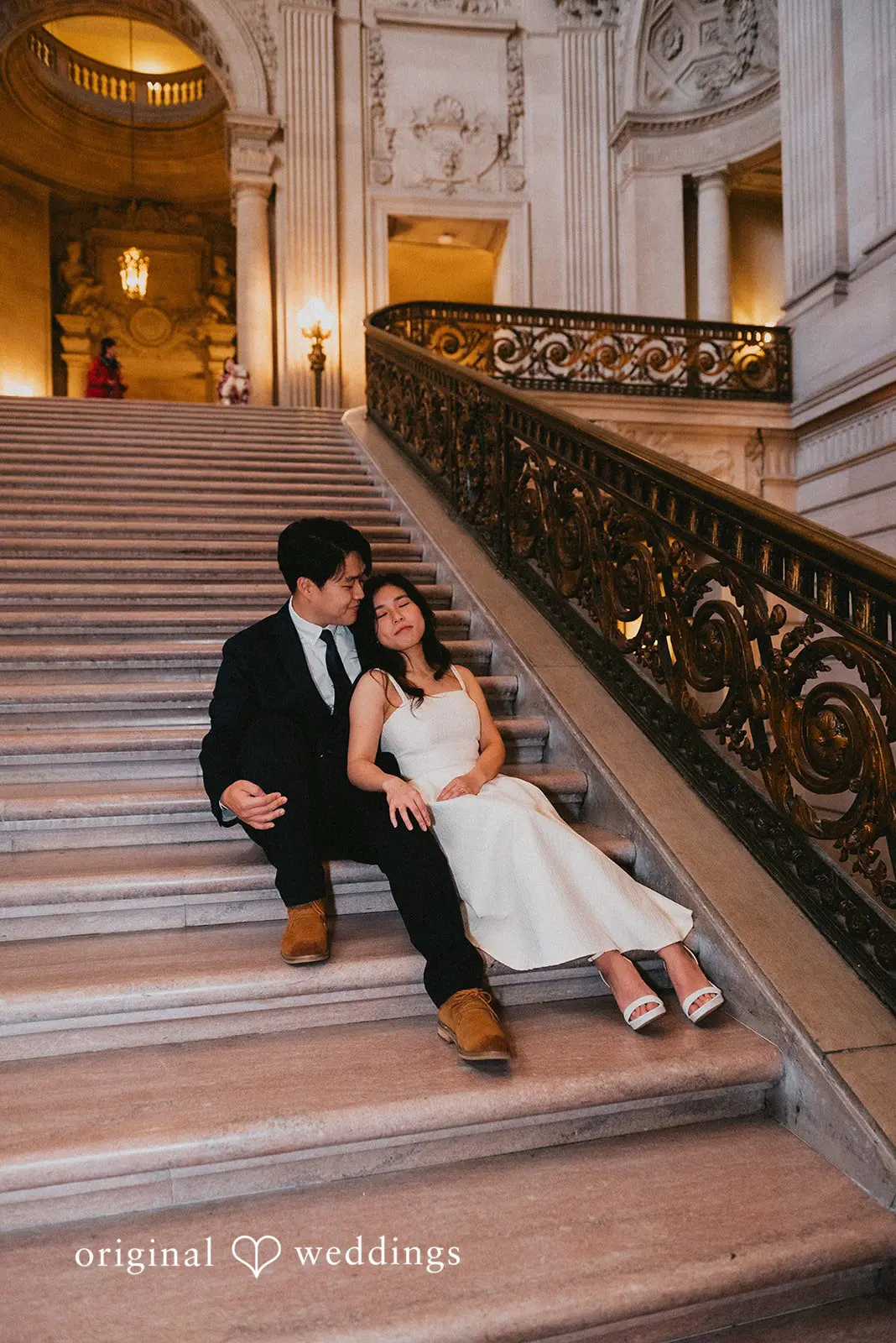 San Francisco City Hall and Japantown Engagement // Ami & Henry -
