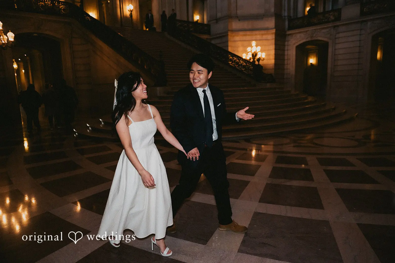San Francisco City Hall and Japantown Engagement // Ami & Henry -