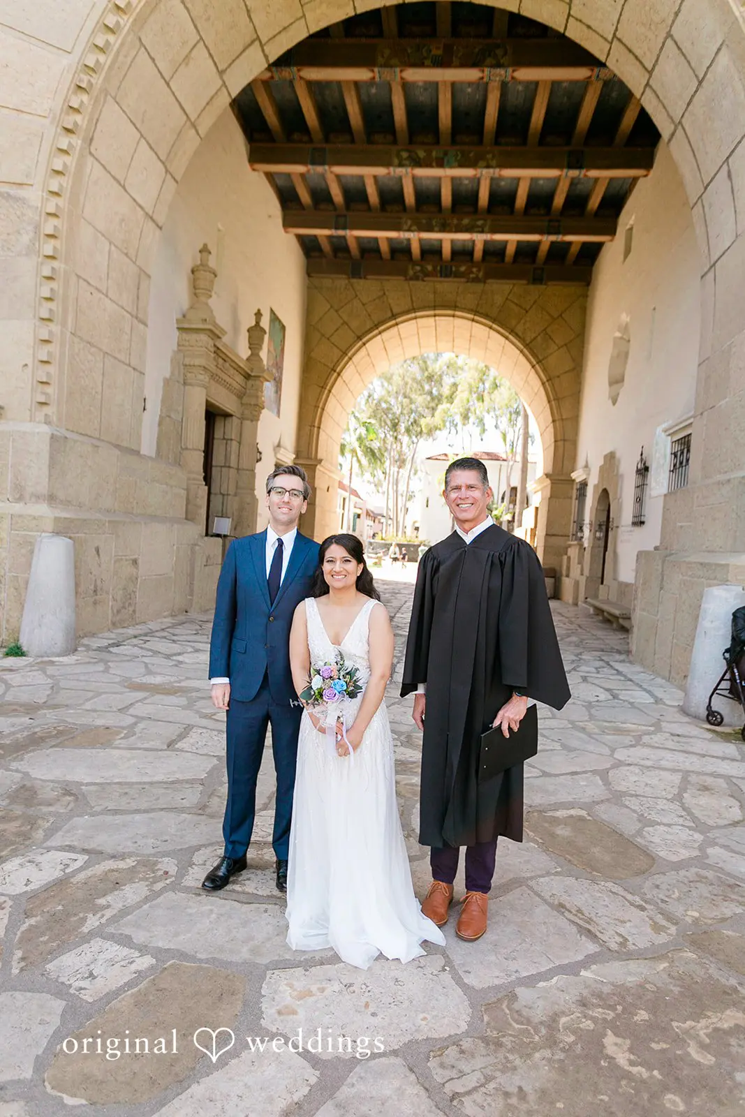 Santa Barbara Courthouse Wedding // Stephanie & Aaron -