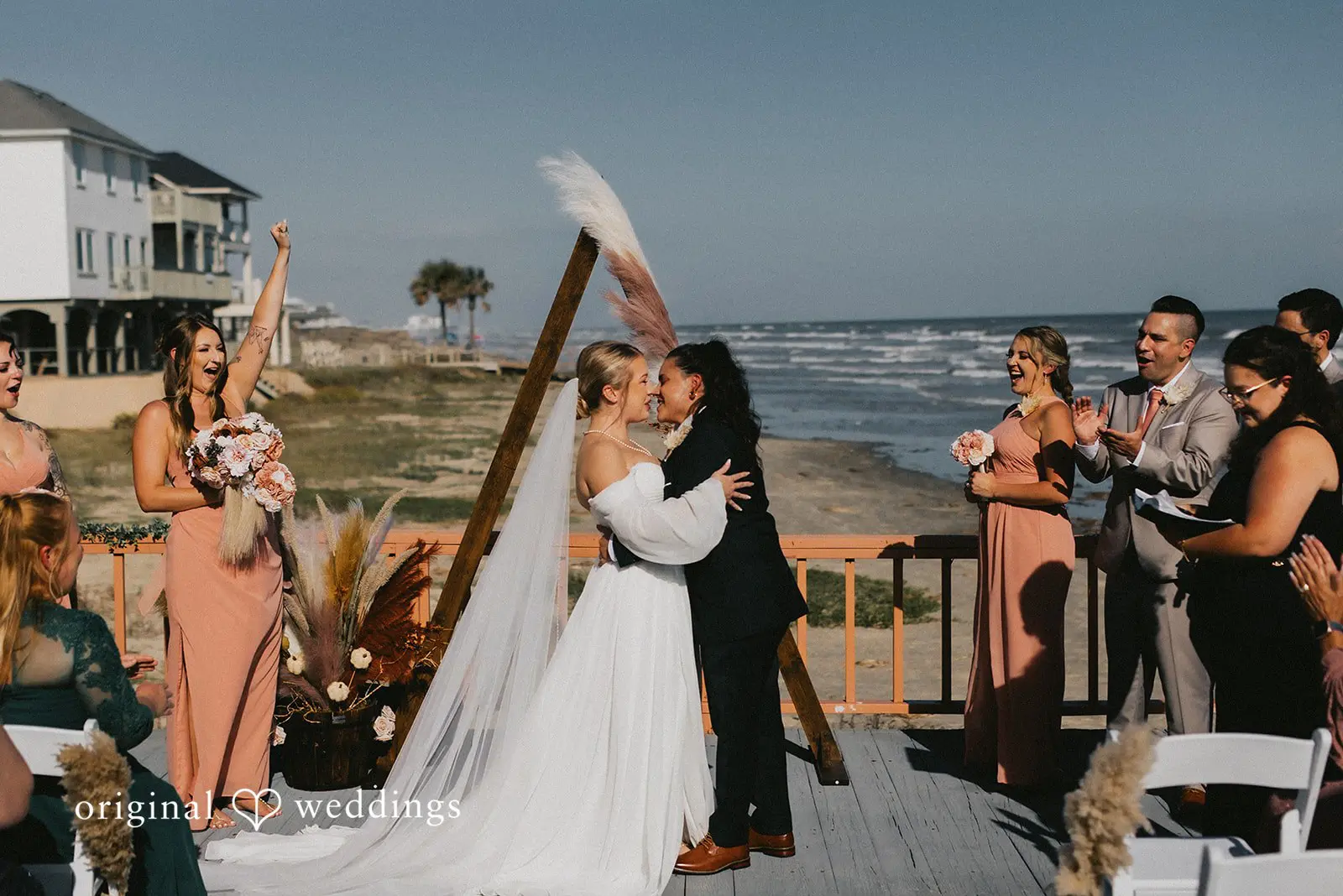 Texas Beach Wedding // Monica & Amanda -