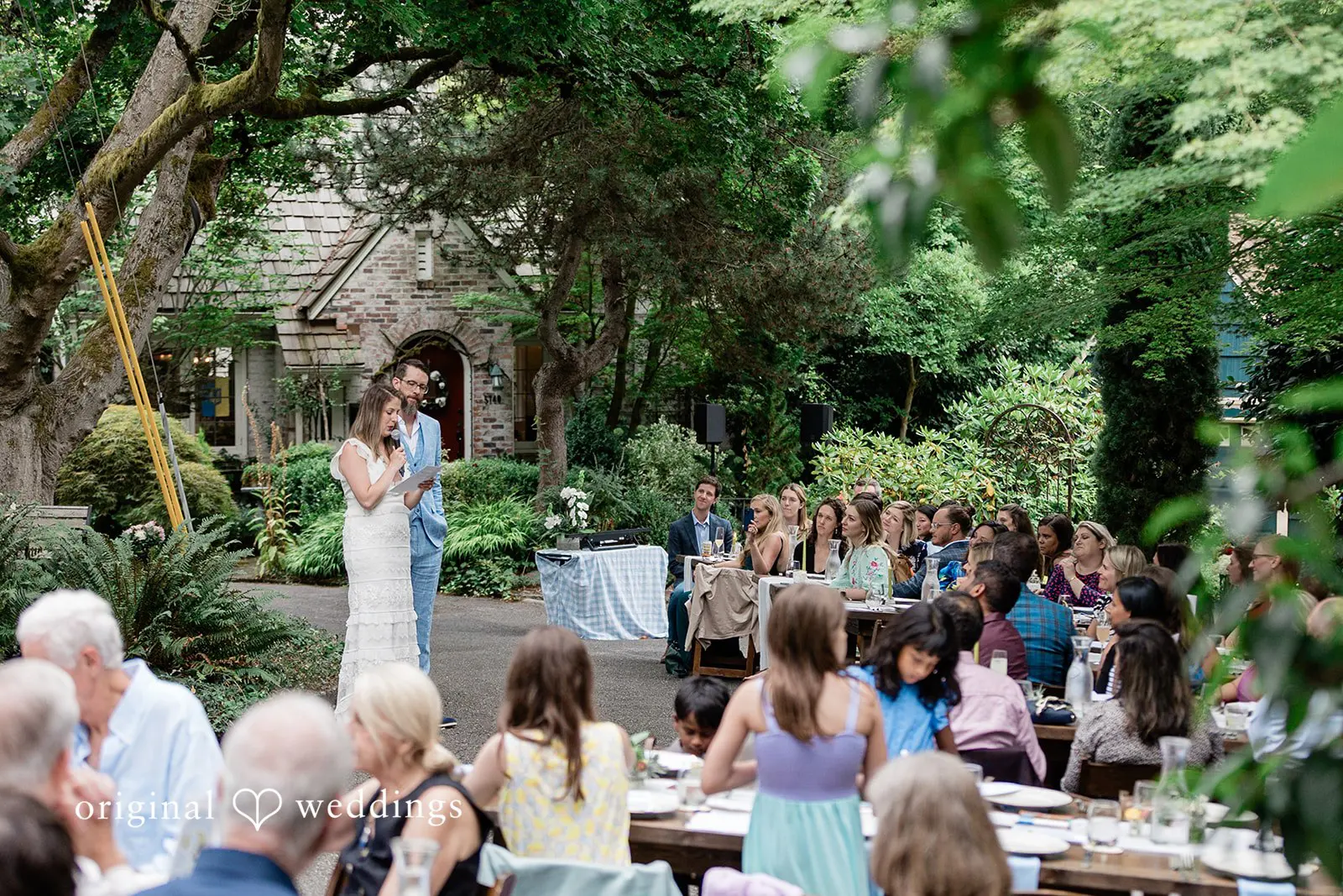 Colleen + David Washington Backyard Wedding // Colleen & David -