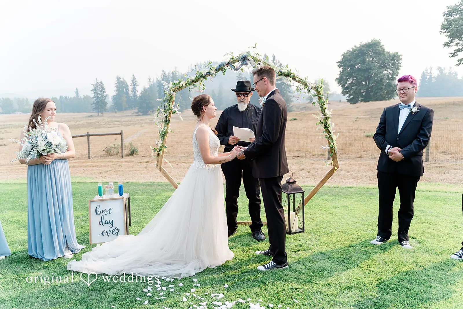 Demitri + Anthony Washington Backyard Wedding // Demitri & Anthony -