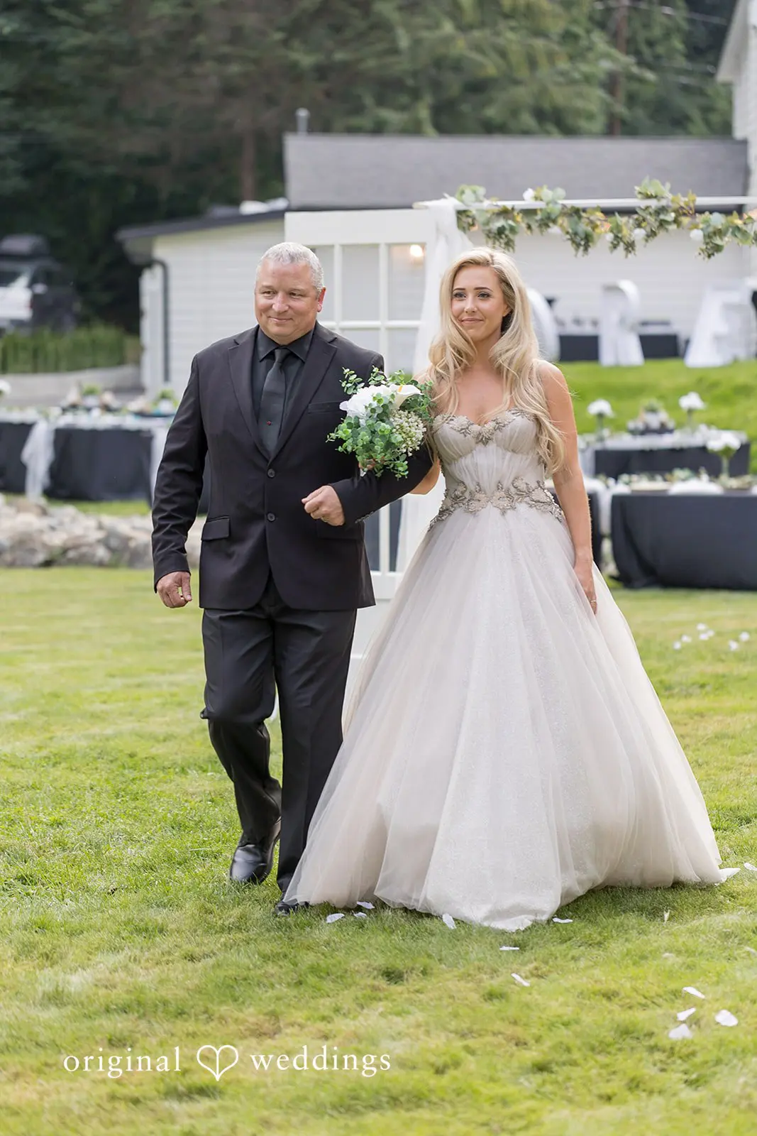 Ella + Mitch Washington Backyard Wedding // Ella & Mitch -