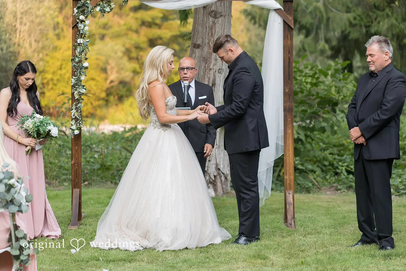 Ella + Mitch Washington Backyard Wedding // Ella & Mitch -