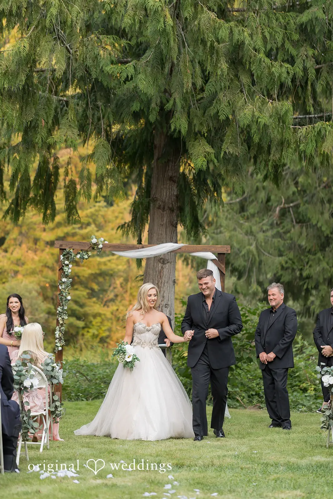 Ella + Mitch Washington Backyard Wedding // Ella & Mitch -