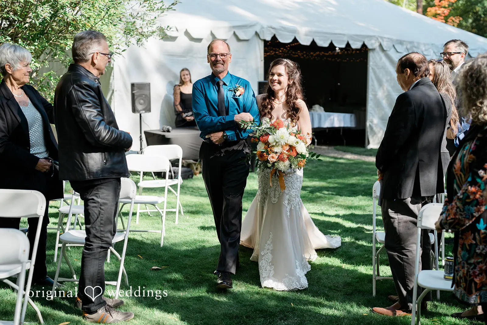 Marjorie + Zach Washington Backyard Wedding // Marjorie & Zach -