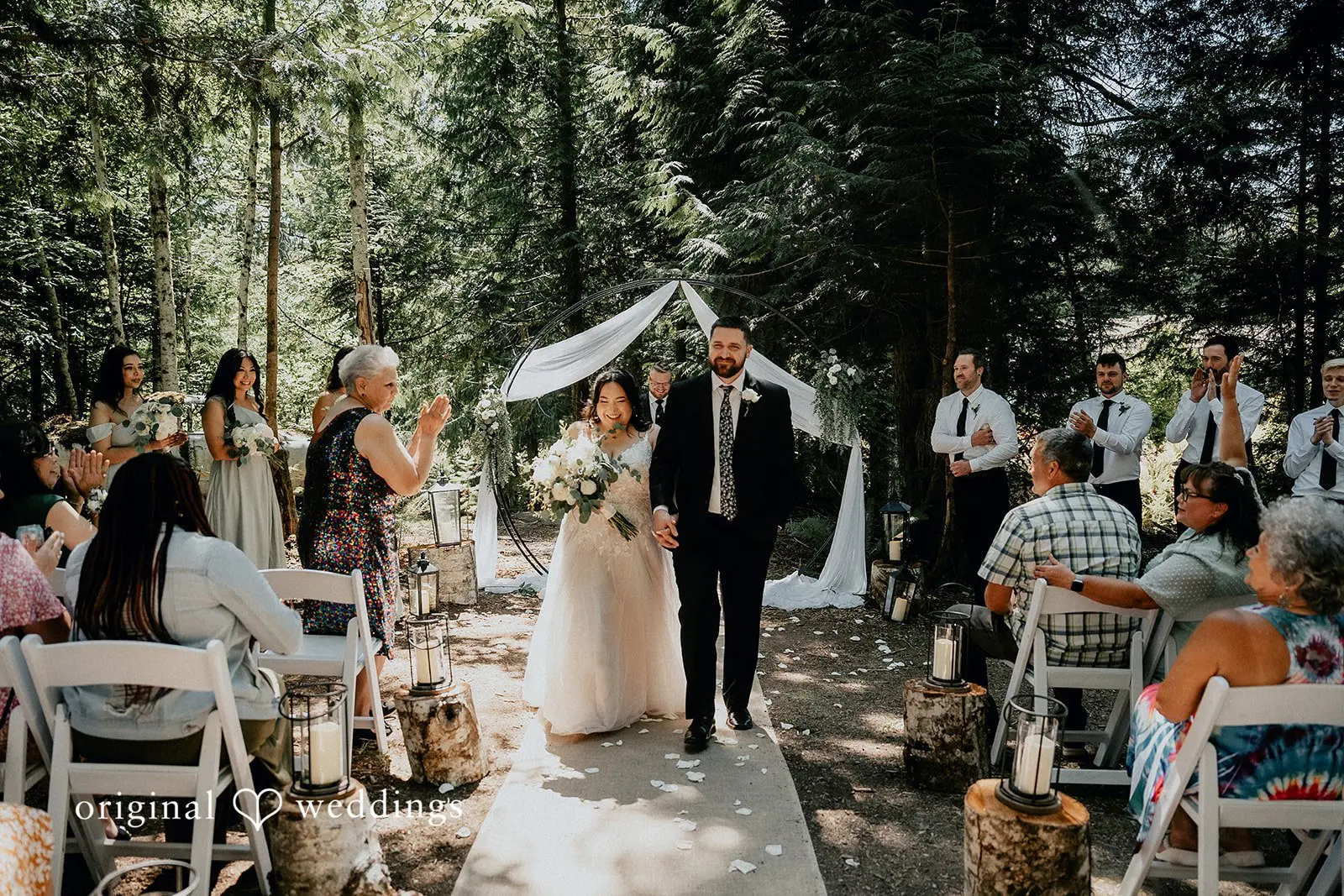 Washington Backyard Wedding // Leticia & Abraham -