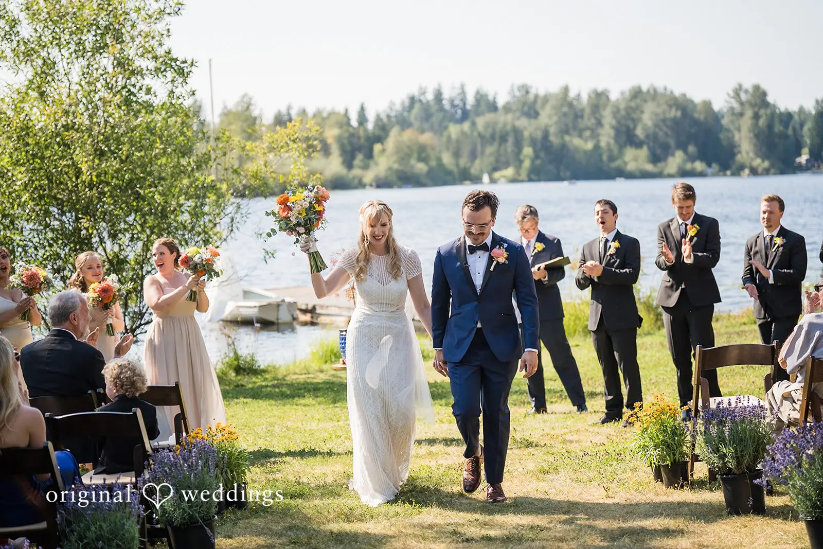 Emily + Brian Washington Backyard Wedding // Emily & Brian -