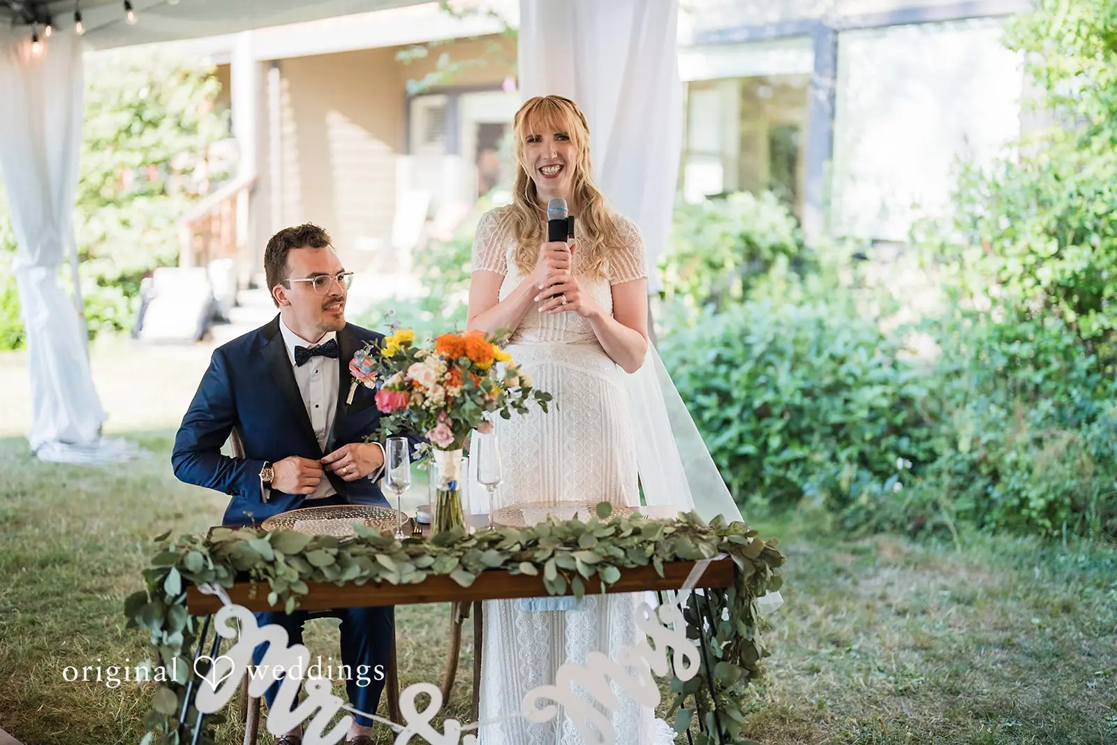 Emily + Brian Washington Backyard Wedding // Emily & Brian -